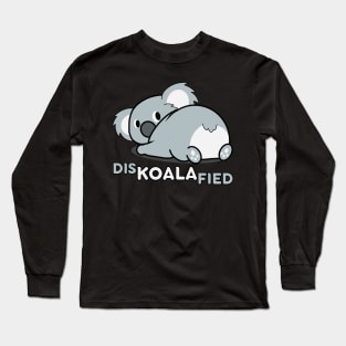 Diskoalafied Kawaii Koala Bear Pun Long Sleeve T-Shirt